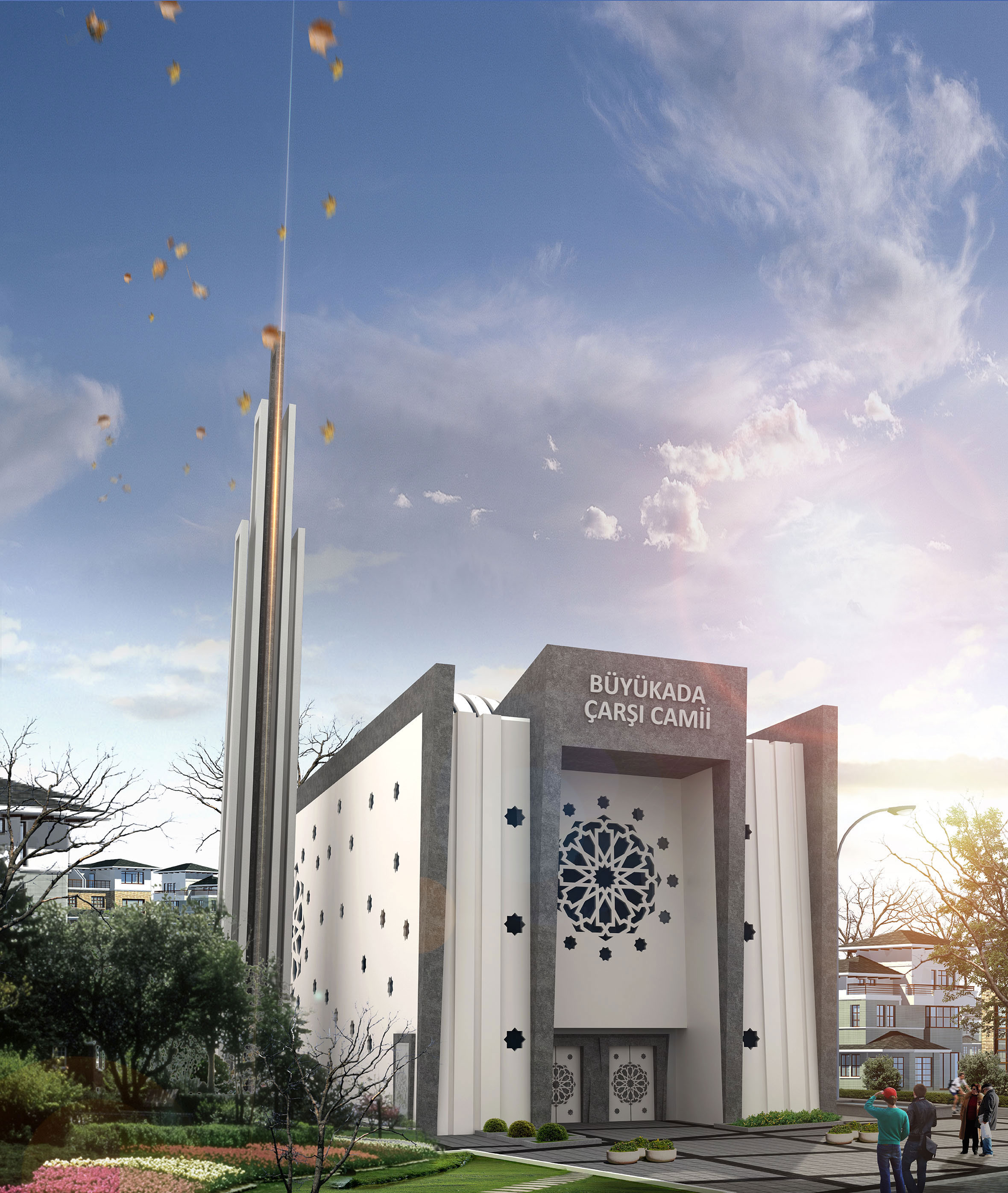 Büyükada Mosque Project, Architecture, Interior Design, Landscape Architecture, Industrial Design